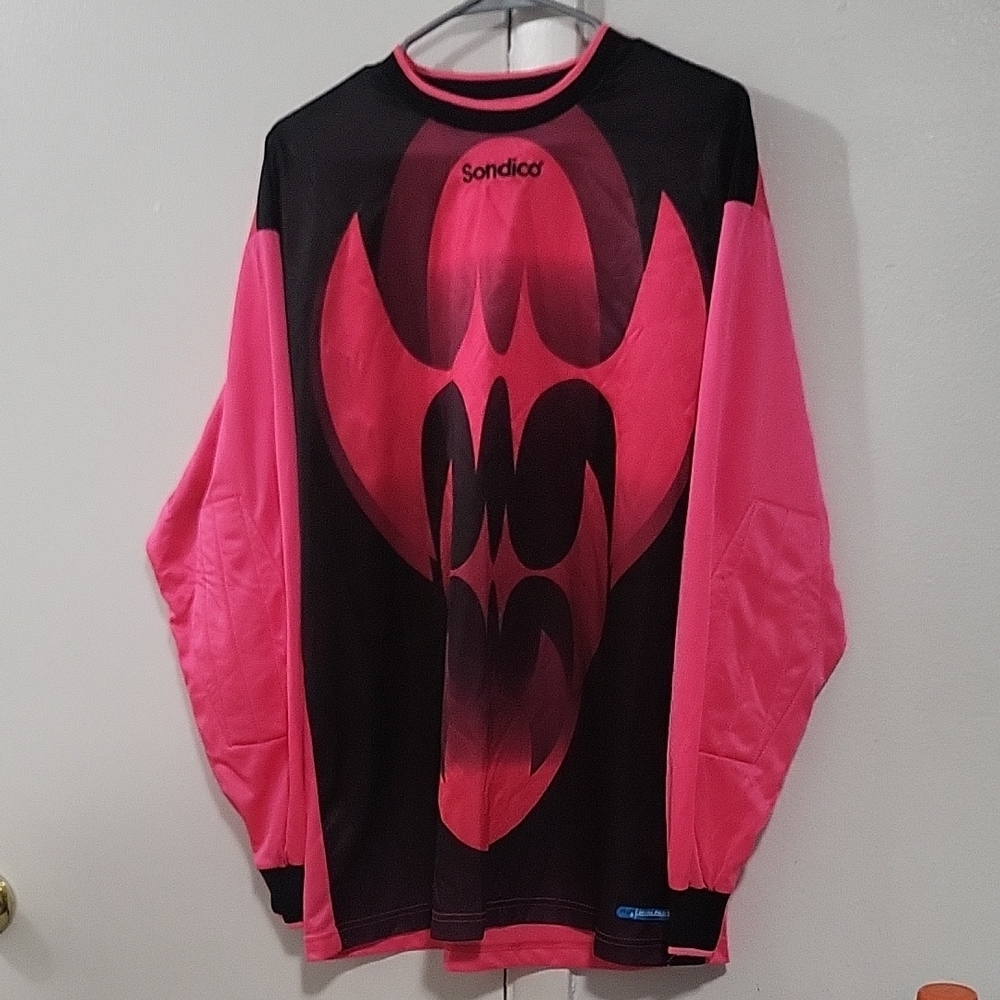 Sondico Pink and Black Long Sleeve Shirt Large